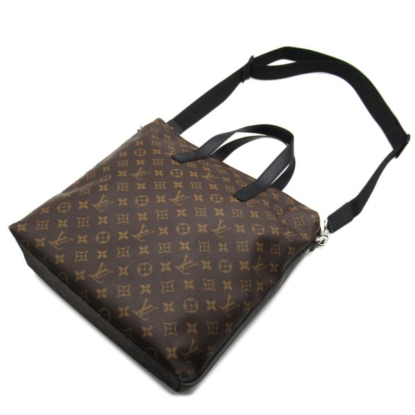 5 Louis Vuitton Kitan 2WAY Shoulder Bag Tote Bag Monogram Brown