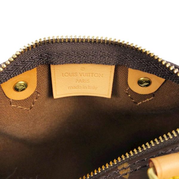 5 Louis Vuitton Nano Speedy Monogram Shoulder Bag