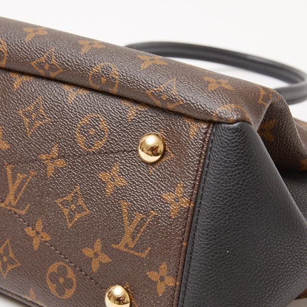 5 Louis Vuitton Pallas Monogram Noir Handbag Shoulder Bag