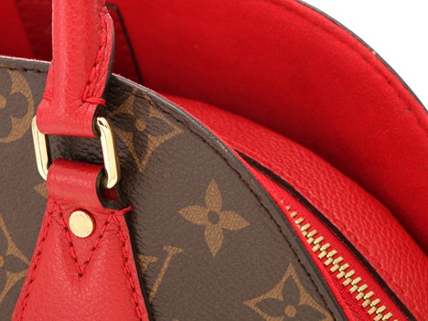 5 Louis Vuitton Alma Back Into Back Monogram Rouge Brown