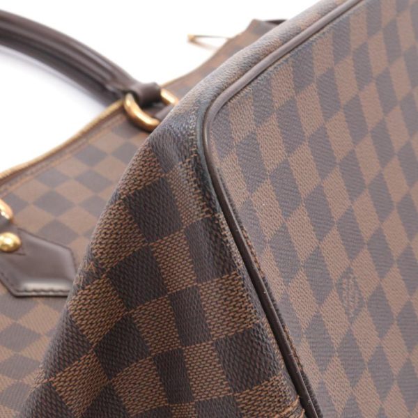 6 Louis Vuitton Saleya MM Damier Ebene Shoulder Bag Tote Bag Pvc Leather Brown