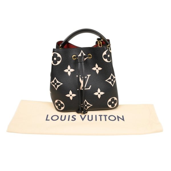 6 Louis Vuitton Neonoe MM Bicolor Monogram Empreinte Leather