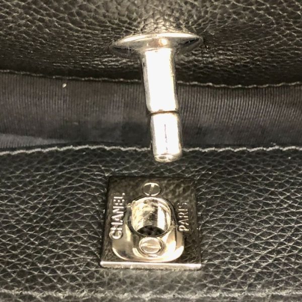 6 Chanel Executive Tote Black Sv Metal Fittings Tote Bag