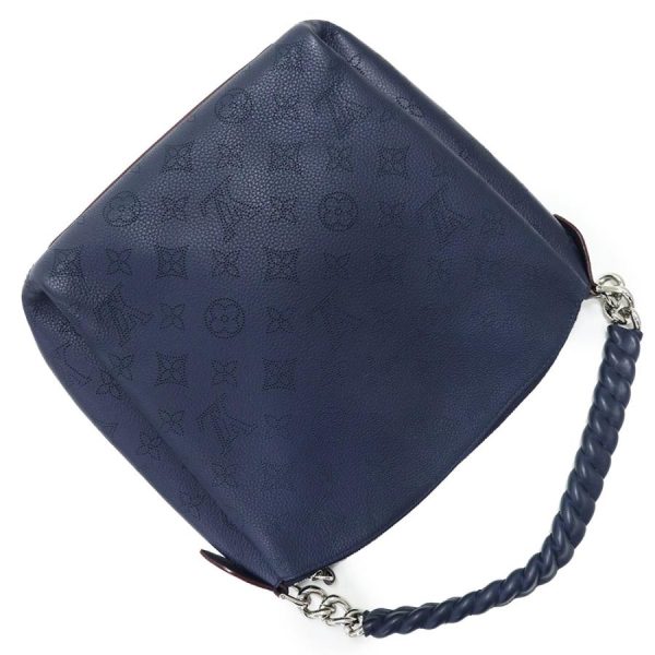 6 Louis Vuitton Babylon Chain BB Bag Diagonal Monogram Mahina Leather Marine Rouge Blue