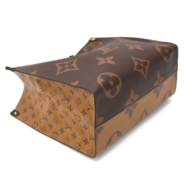 6 Louis Vuitton On the go GM Monogram Canvas Brown Tote Bag