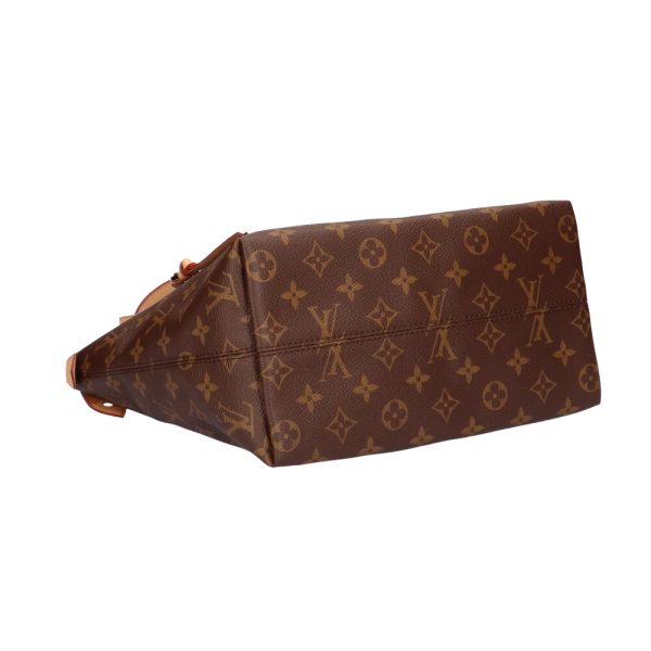 6 Louis Vuitton Jena MM Monogram Tote Bag Brown