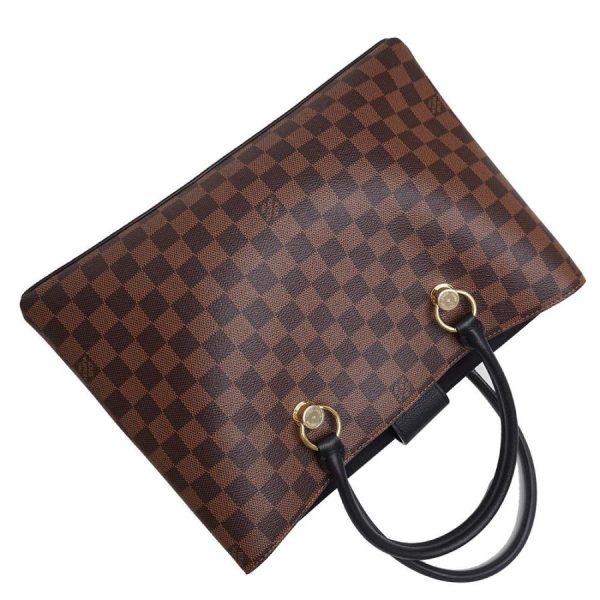 6 Louis Vuitton Riverside Diagonal Damier Ebene Shoulder Bag