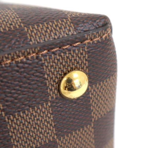 6 Louis Vuitton 2 Way Handbag Monogram Damier Brown