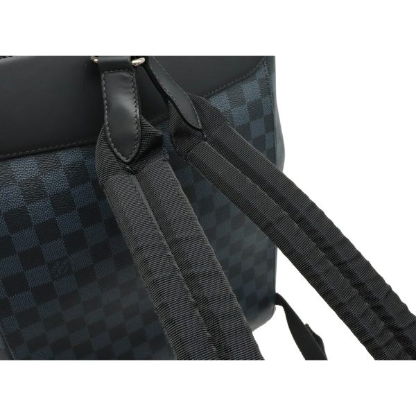 6 Louis Vuitton Damier Cobalt Newport Backpack Rucksack Daypack PVC