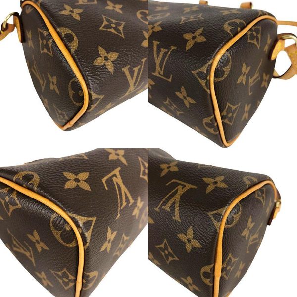 6 Louis Vuitton Nano Speedy Monogram Shoulder Bag