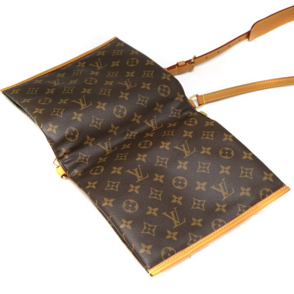 6 Louis Vuitton Saumur Messenger PM Bag Shoulder Bag Monogram Canvas Brown