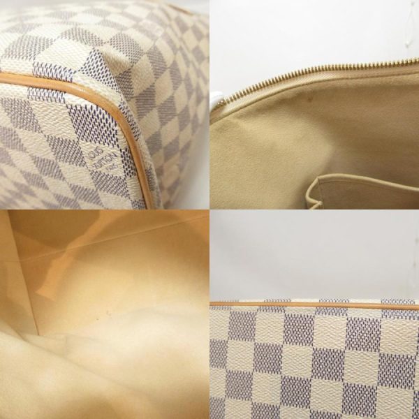 7 Louis Vuitton Saleya GM Handbag White PVC Coated Canvas