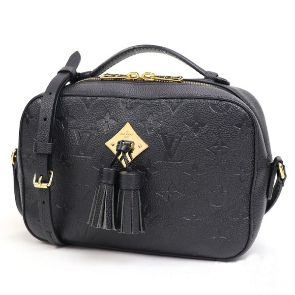 7 Louis Vuitton Camera Bag Santonge Noir Monogram Implant Leather