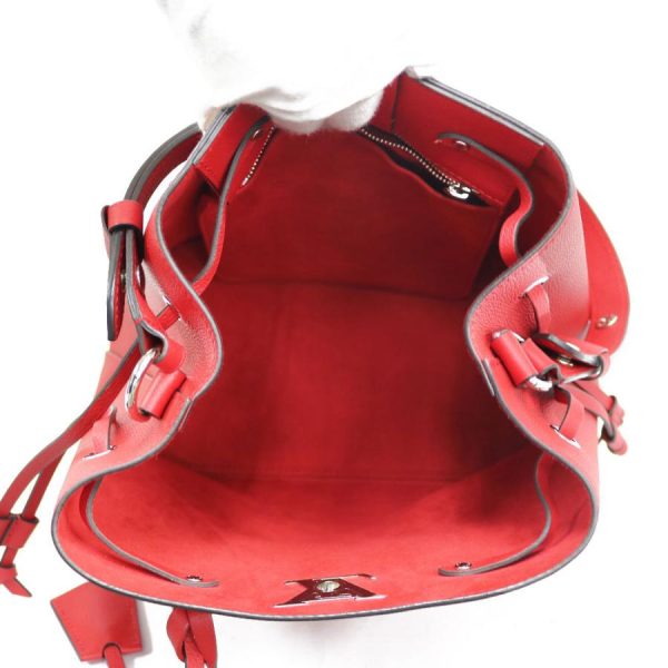 7 Louis Vuitton LockMe Bucket Bag Red