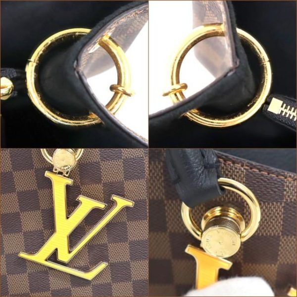 7 Louis Vuitton 2 Way Handbag Monogram Damier Brown