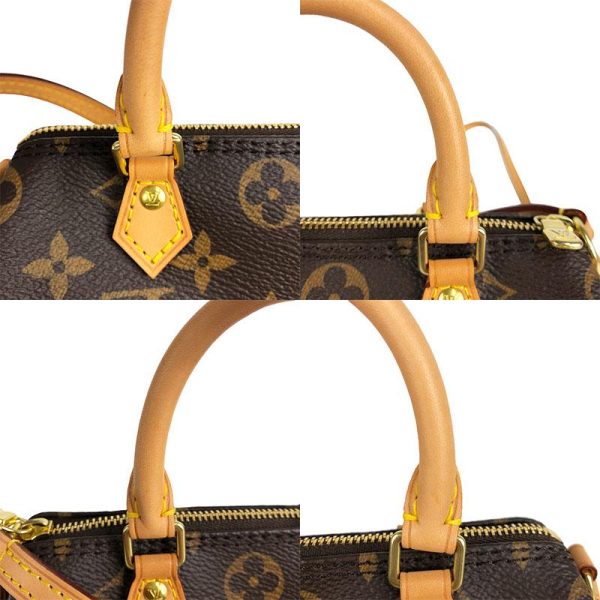 7 Louis Vuitton Nano Speedy Monogram Shoulder Bag