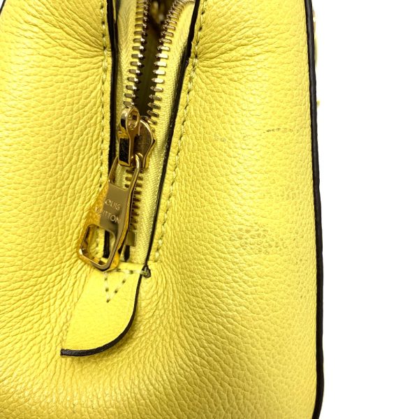 7 Louis Vuitton Monogram Implant Montaigne BB 2WAY Handbag Yellow