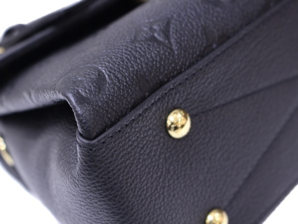 7 Louis Vuitton Georges BB Handbag Shoulder bag Monogram Implant Black