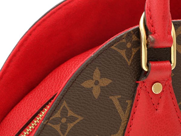 7 Louis Vuitton Alma Back Into Back Monogram Rouge Brown