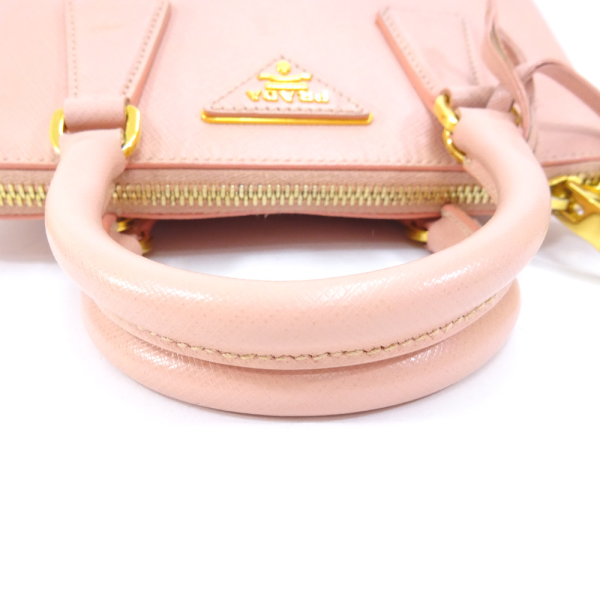 8 Prada Saffiano Leather Handbag Pink