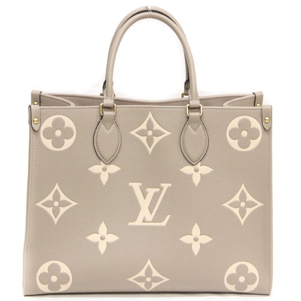 8 Louis Vuitton On The Go MM Tote Bag Monogram Amp Plant