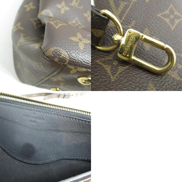 8 Louis Vuitton Pallas Shoulder Bag Brown PVC Coated Canvas