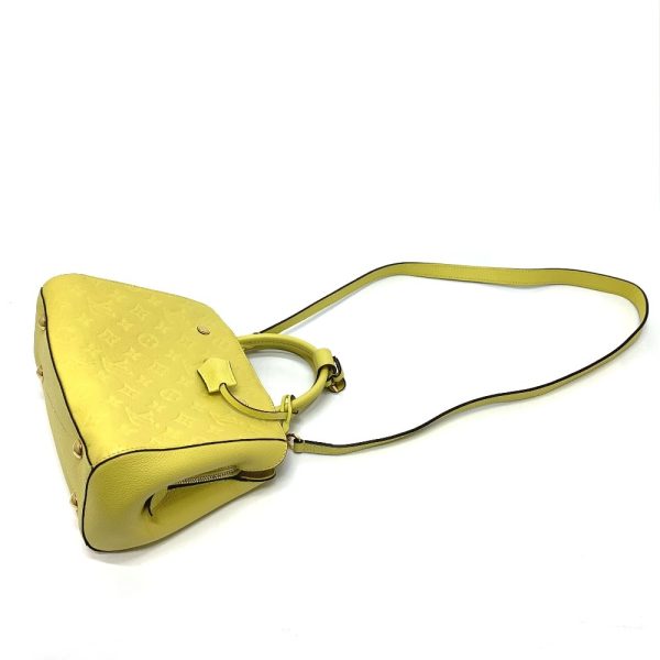 8 Louis Vuitton Monogram Implant Montaigne BB 2WAY Handbag Yellow