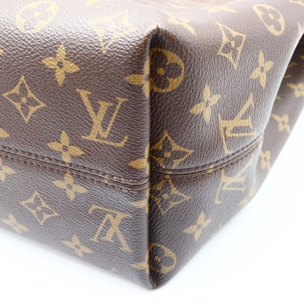 8 Louis Vuitton Graceful MM A One shoulder Bag Handbag Monogram Canvas