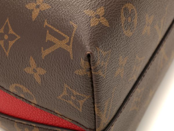 8 Louis Vuitton Alma Back Into Back Monogram Rouge Brown