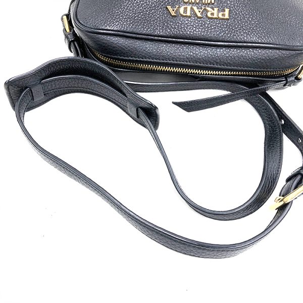 8 Prada Leather Shoulder Bag Black