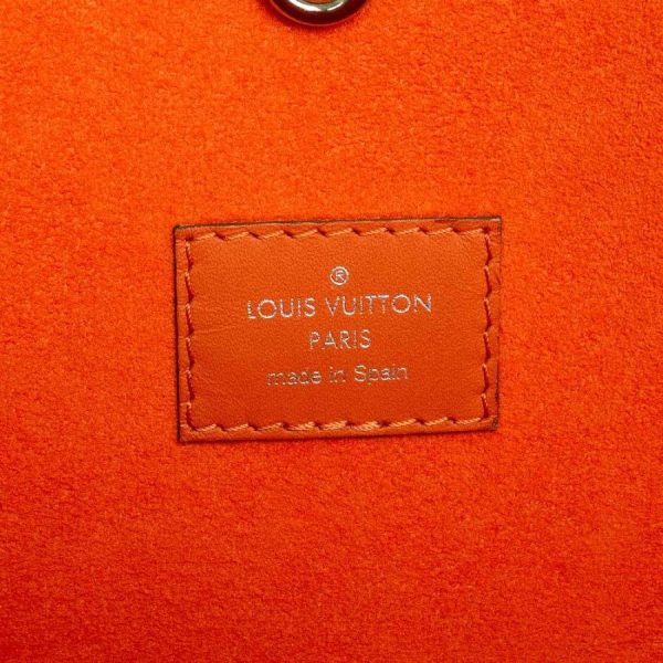 8 Louis Vuitton Epi Leather Neverfull MM Tote Bag Shoulder Orange Pouch