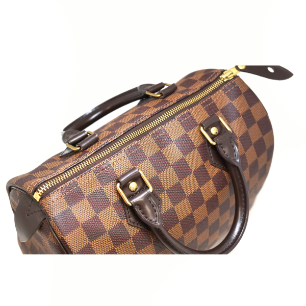 8 Louis Vuitton Speedy 25 Handbag Brown Damier Bag