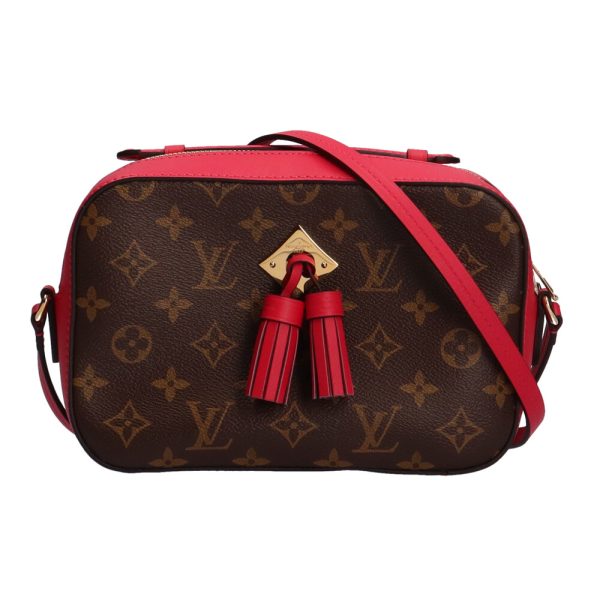 9 Louis Vuitton Santonge Monogram Shoulder Bag Freesia X Brown X Pink