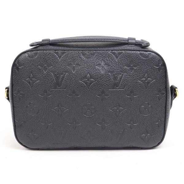 9 Louis Vuitton Camera Bag Santonge Noir Monogram Implant Leather