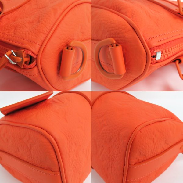 9 Louis Vuitton Keepall Bandouliere 25 Taurillon Monogram Volcano Orange Leather Shoulder Bag