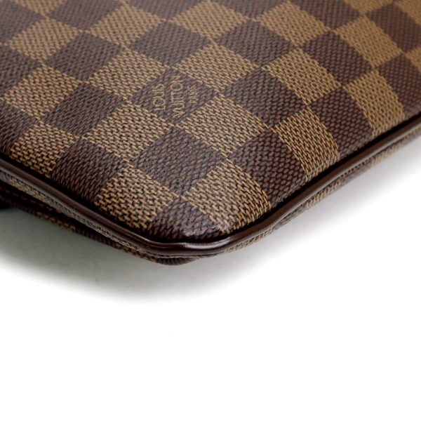 9 Louis Vuitton Melville Shoulder Bag Diagonal Hanging Damier Brown