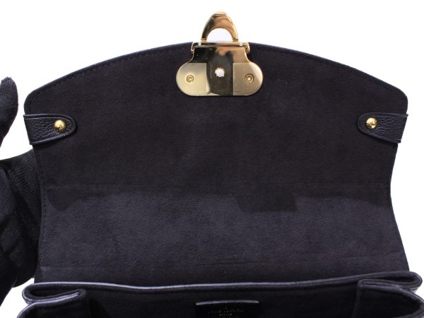 9 Louis Vuitton Georges BB Handbag Shoulder bag Monogram Implant Black