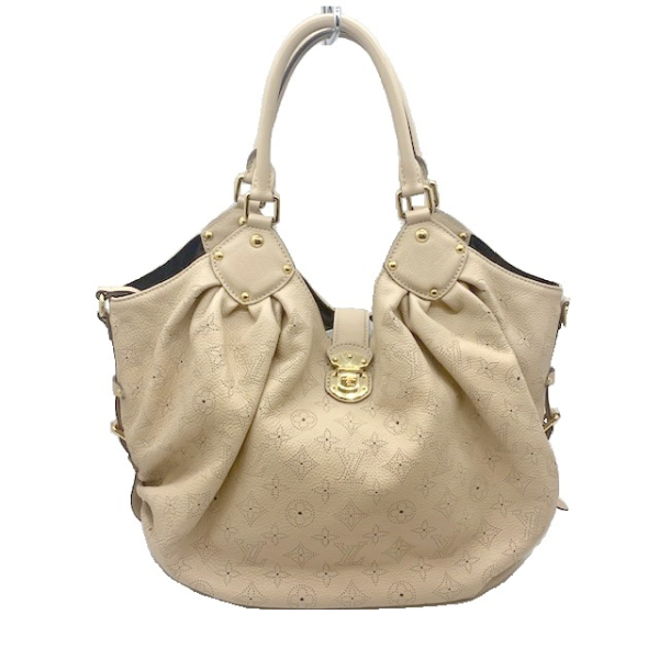 9 Louis Vuitton Mahina Neo L Shoulder Bag Biege