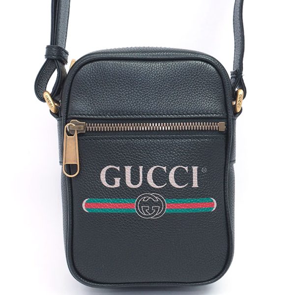 bag 18761 1 Gucci Web Vintage Logo Print Crossbody Bag Antique Metal Webbing Line Shoulder Bag