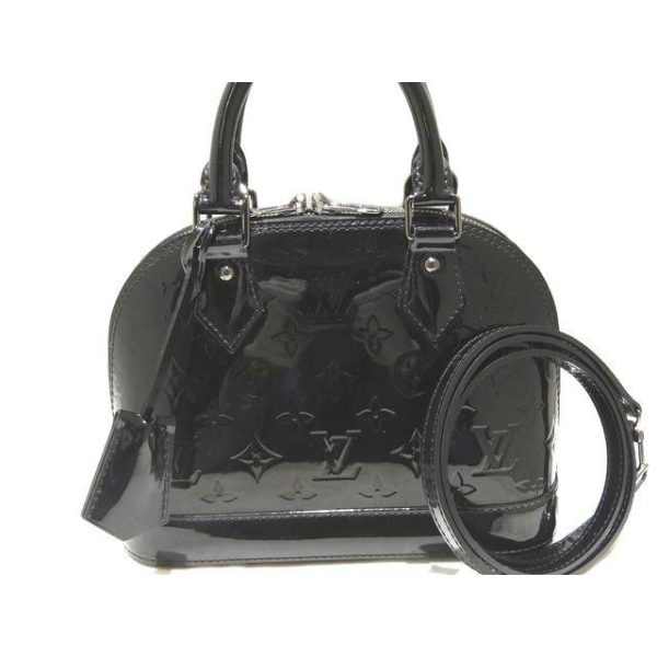 foresight1717 fo07031 i 20221016174503 Vuitton Alma BB 2WAY Handbag Vernis Noir Magnetique