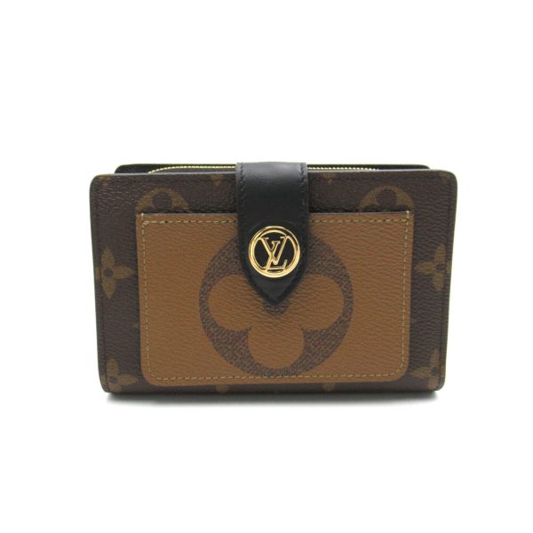 justbag01 Louis Vuitton Portefeuille Juliet Bifold Wallet Monogram Reverse Brown Wallet