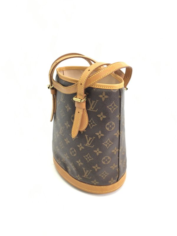 justbag02 Louis Vuitton Petit Bucket Tote Bag Monogram Canvas Brown