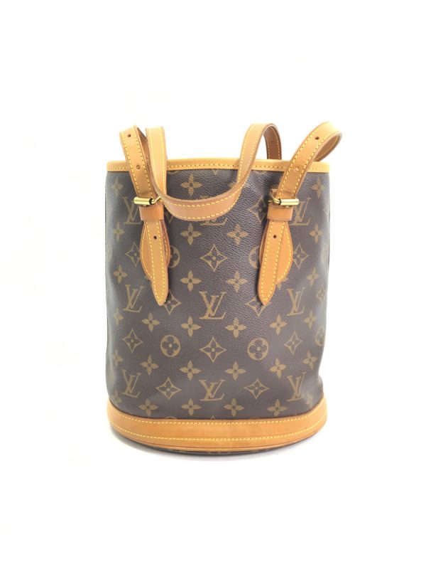 justbag03 Louis Vuitton Petit Bucket Tote Bag Monogram Canvas Brown