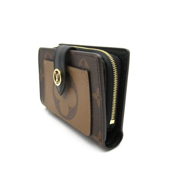 justbag03 Louis Vuitton Portefeuille Juliet Bifold Wallet Monogram Reverse Brown Wallet