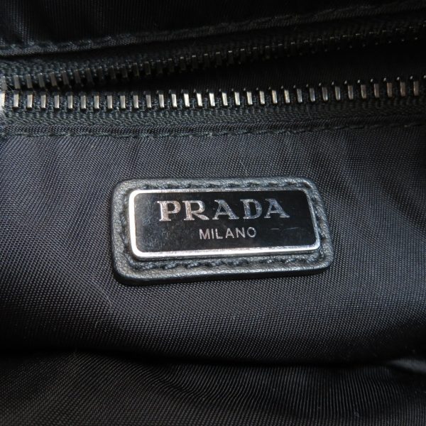 justbag06 Prada Long Shoulder Shoulder Bag Leather Black