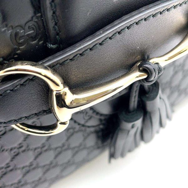 justbag09 Gucci Chain Shoulder Bag Emily GG Micro Gucci Shima Bag Black