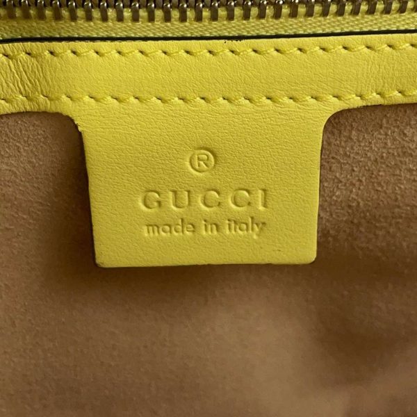 justbag10 Gucci Chain Shoulder Bag GG Marmont Quilted Small Leather Bag Yellow