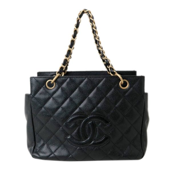 justbag2 Chanel Caviar Skin Matelasse Chain Shoulder Tote Bag