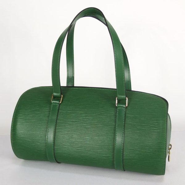 justbag2 Louis Vuitton Soufflot Handbag Epi Borneo Green