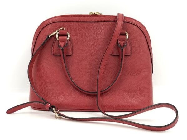 justbag27 Gucci 2WAY Handbag GG Charm Leather Red